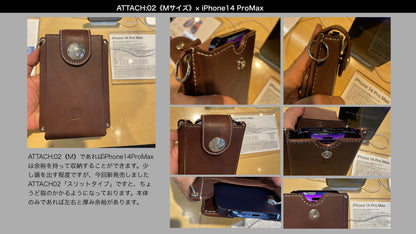 ベルト装着型スマートウォレット ATTACH:02（フラットタイプ）